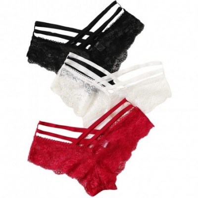 Panties Women's T Back Thong G-String Panties Set 3 Pack - Multi-3 - CE18A02SSLH