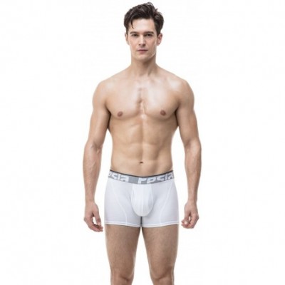 Boxer Briefs Men's (Pack of 2- 3) Relaxed Stretch 9 inches Cool Dry Brief Mesh Underwear Trunk - Fly-front 3inch 2pack(mbu01)...