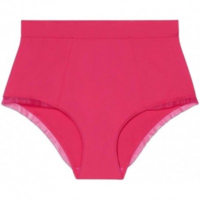 Panties Women's Stretch Microfiber High-Waist Brief - Millennial Pink - C618UTGU3YA