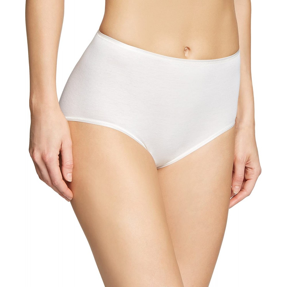 Panties Women's Full Brief Panty - Pale Cream - C9118IAC9HH