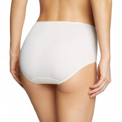 Panties Women's Full Brief Panty - Pale Cream - C9118IAC9HH