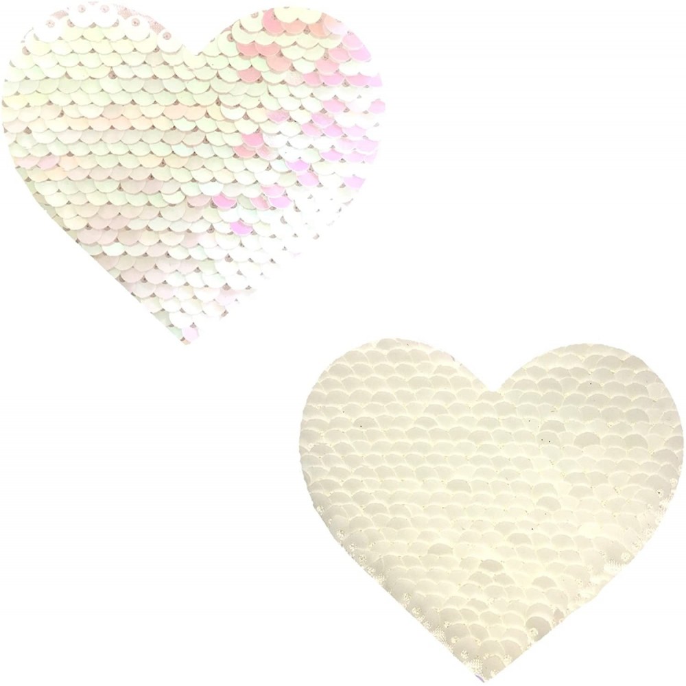 Accessories Flip and Sparkle Sequin Heart Nipztix Pasties Nipple Covers Medical Grade Adhesive Waterproof Made in USA - Princ...