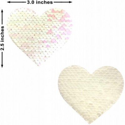 Accessories Flip and Sparkle Sequin Heart Nipztix Pasties Nipple Covers Medical Grade Adhesive Waterproof Made in USA - Princ...