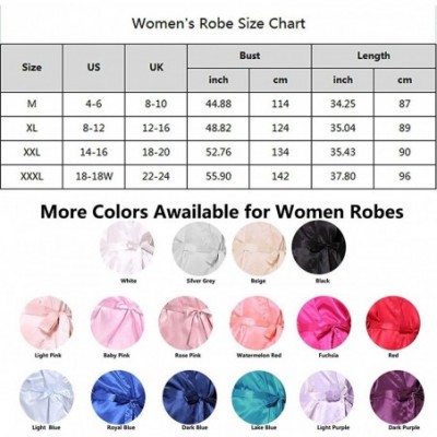 Robes Satin Kimono Wedding Party Getting Ready Robe with Glitters - B-light Purple (Maid of Honor) - CV18XNY2MC2