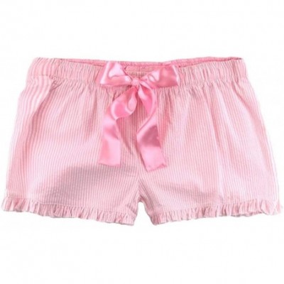 Sets Boxercraft Ruffled Seersucker PJ Short & HTC Garment Guide- Adult Sizes - 1 Light Pink - CT12KXJVB25