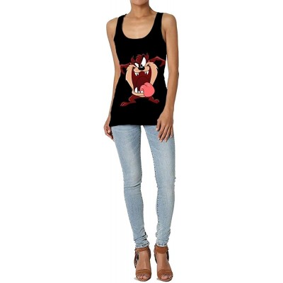 Camisoles & Tanks Tasmanian Devil Taz Workout Tops for Women Exercise Gym Yoga Shirts Athletic Tank Tops Gym Clothes - CV19E7...