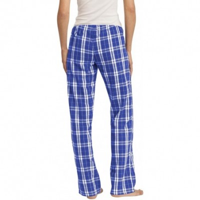 Bottoms Juniors Flannel Plaid Pant. DT2800 - Deep Royal Blue - C4182GLKLIS