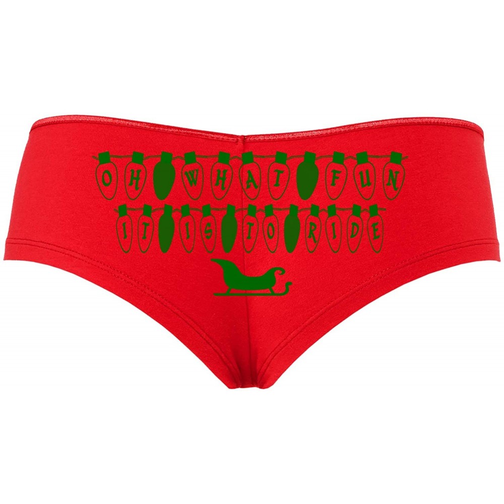 Panties Oh What Fun It is to Ride Me Sexy Cute Panties Hotwife - Forest Green - CG18SQDQECX