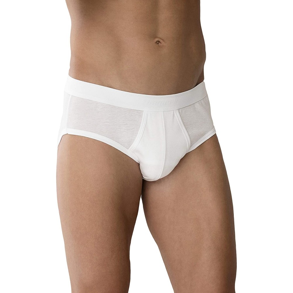 Briefs Men's Business Class Open Fly Brief 2221479 - White - CL18KNI0O69