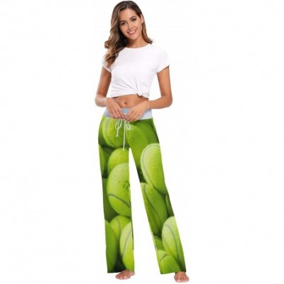 Bottoms Women's Loose Casual Comfy Pajama Pants Drawstring Palazzo Wide Leg Lounge Pants - Color12 - CH197EICKMR