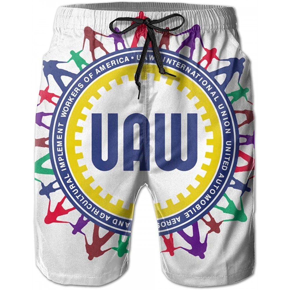 Trunks Uaw Strikes Gm Beachwear Mans Shorts - C219CYLK9EN