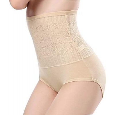 Shapewear Women Briefs Women Waist Trainer Brief High Waist Tummy Control Breathable Stretch Slim Body Shapewear Briefs - Nud...