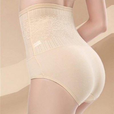 Shapewear Women Briefs Women Waist Trainer Brief High Waist Tummy Control Breathable Stretch Slim Body Shapewear Briefs - Nud...