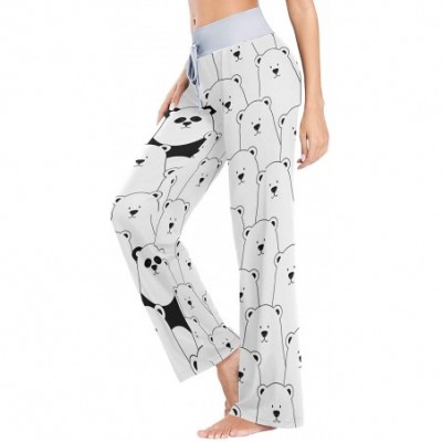 Bottoms Polar Bears Pandas Women's Pajama Pants Lounge Sleep Wear - Multi - CY19D43SMNI