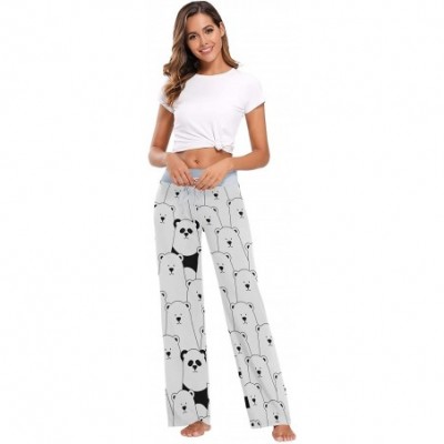 Bottoms Polar Bears Pandas Women's Pajama Pants Lounge Sleep Wear - Multi - CY19D43SMNI