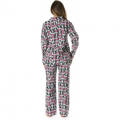 Sets Pajama Pant Set with Notch Collar - Cool Panda - C2184H76O58