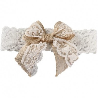 Garters & Garter Belts Country Romance Bridal Garter- Medium- Ivory - C211L7P3Q2D