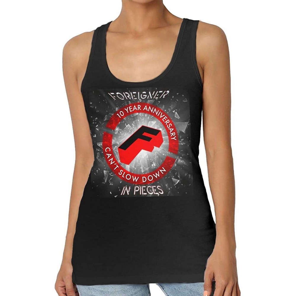 Camisoles & Tanks Foreigner Woman Premium Vest Fashion Tank Top Outdoor - C8198XTQAR6