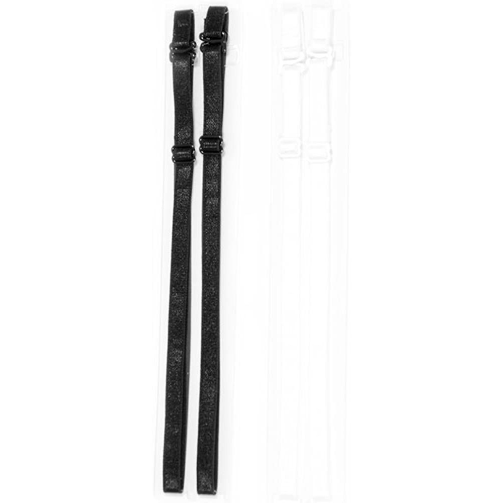 Accessories Replacement Bra Straps Set of 2 - Black and White 8w - CR11STOPE3J