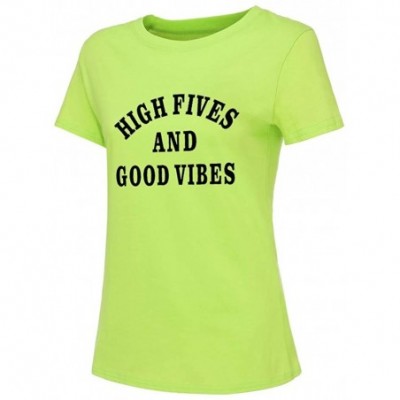 Nightgowns & Sleepshirts Letter Print Oversized Short Sleeve Women's Shirt - R-green - CH19645DW4H