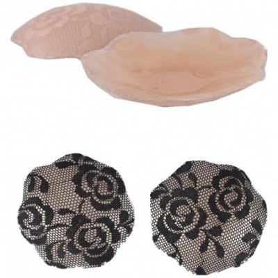 Accessories 2Pair Silicone Lace Seamless Nipple-Cover for Women Wedding Dress Breast Adhesive Strapless Invisible Pasties Bra...