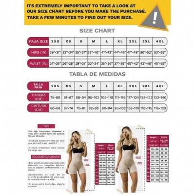 Shapewear 21998 Strapless Shapewear Full Body Shaper for Women Fajas Colombianas - 21998 Beige - C01206EZIJJ