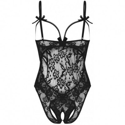 Baby Dolls & Chemises Womens Babydoll Lingeries Women Sexy Teddy Lingerie One Piece Lace Babydoll Bodysuit Nightie Plus Size ...