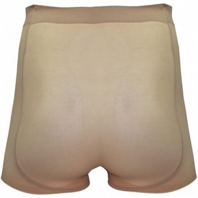 Boxer Briefs Sexy Men's Seamless Ultra Thin Boxer Briefs Pantyhose Stocking Underwear - Nude Open Penis - CF18E50RCZR