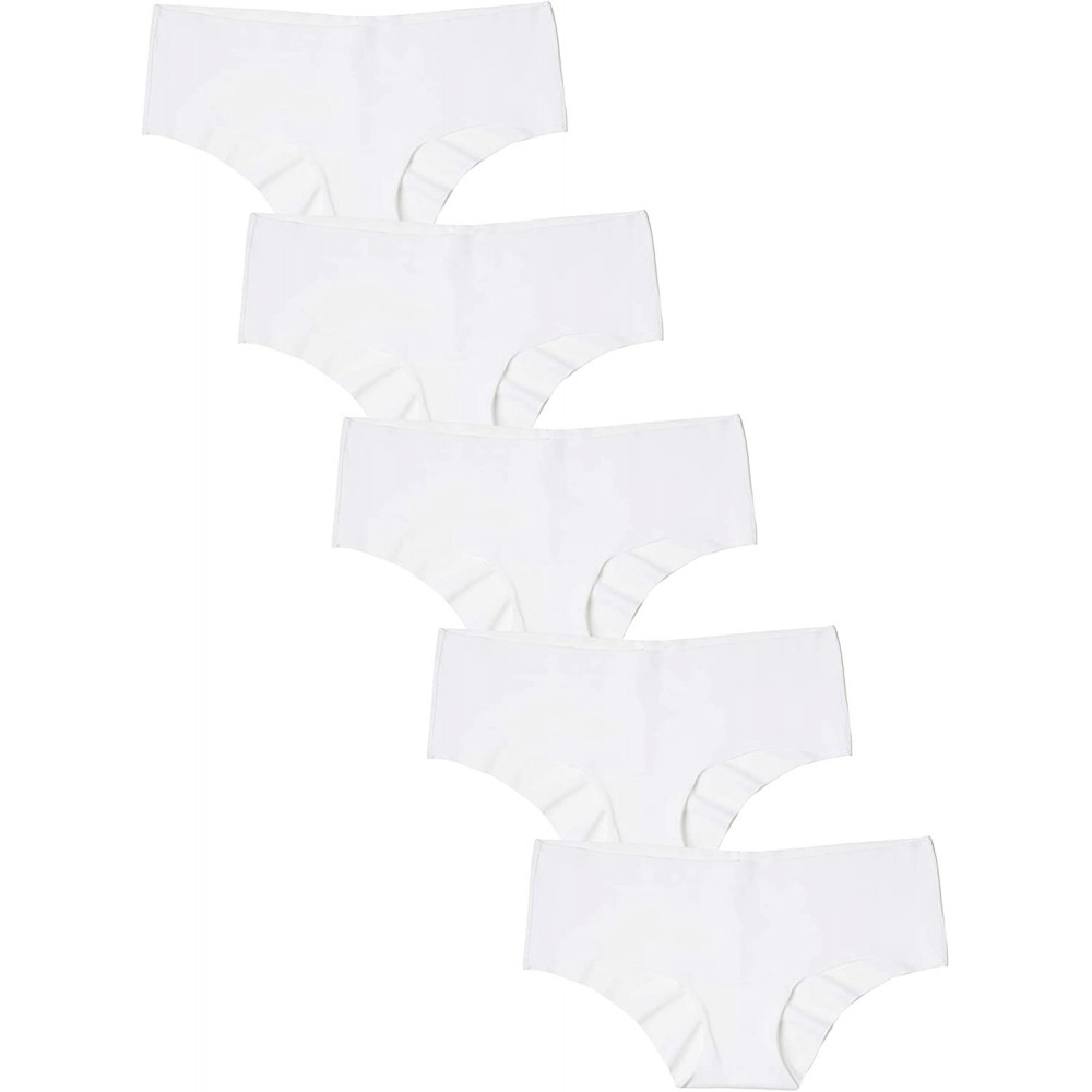 Panties Women's Seamless Hipster Panty- 5-Pack - White - CP18GLG8DR4