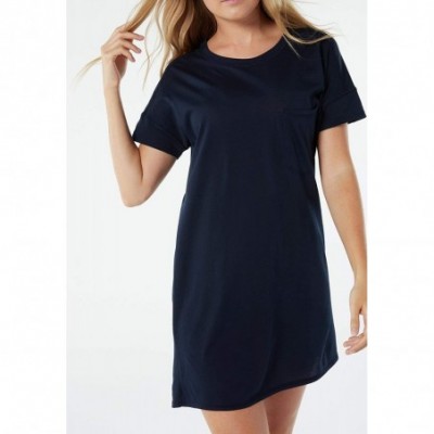 Nightgowns & Sleepshirts Womens Ultrafresh Supima Cotton Nightdress - Blue - 1467 - Intense Blue - CT196HE2D68