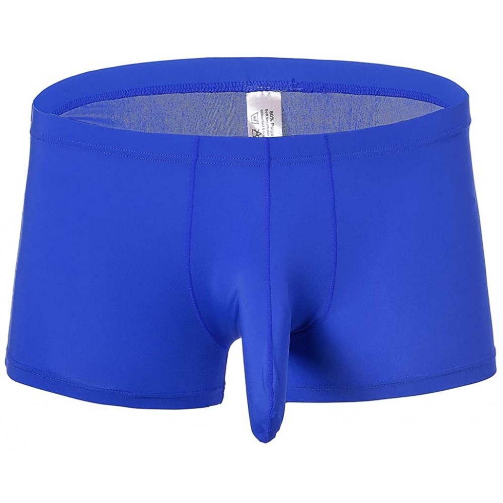 Boxer Briefs Sexy Boxer Briefs Soft Comfy Underwear Underpants Breathable Lightweight Knickers Shorts - B-blue - CL1940E59HW