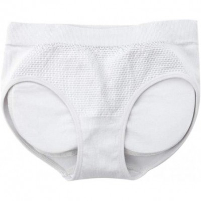 Shapewear Women Fake Buttock Briefs Hip Enhancer Padded Underwear Butt Lifter Panties - White - CW1930XLHXN