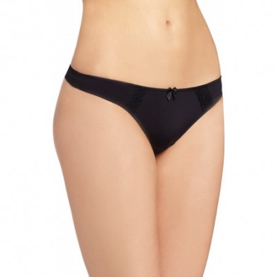 Panties Women's Juna Thong Panty - Black - CM117XD7ERB