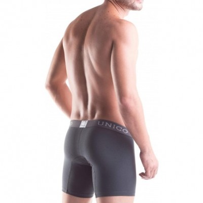 Boxers Underwear for Men Cotton Medium Boxer Briefs Ropa Interior de Hombre - 12000901 Asphalt - C4184S727SR