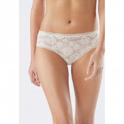 Panties Womens Lace Hipster - Natural - 2280 - Silk - C518U9ZNGXI