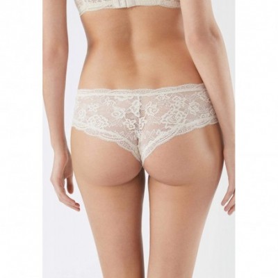 Panties Womens Lace Hipster - Natural - 2280 - Silk - C518U9ZNGXI