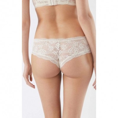 Panties Womens Lace Hipster - Natural - 2280 - Silk - C518U9ZNGXI