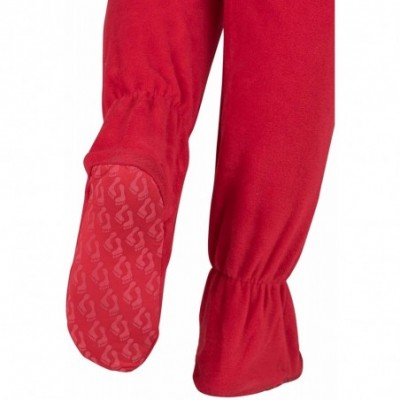 Sets Adult Fleece Hoodie Onesies | One-Piece Pajama Jumpsuits for Men and Women Pjs | Unisex - Bright Red - CG127LEMHEB