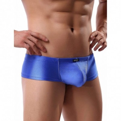 G-Strings & Thongs Men's Cheeky Thong Underwear Sexy Mini Cheek Boxer Briefs - 4 Pack - CF18L0H3G3N