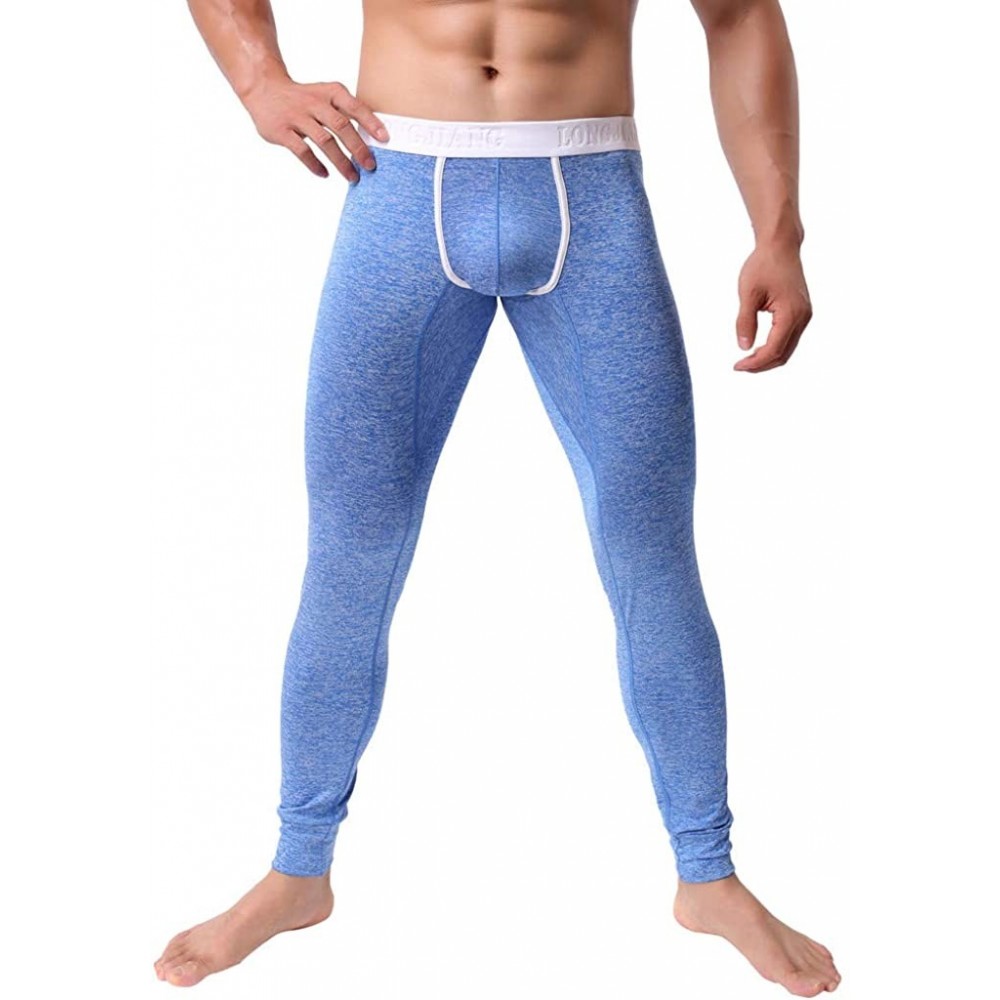 Thermal Underwear Mens Underpants- Men Spring Winter Shapewear Underpants Thermal Underwear Pants Trousers Leggings Pants - B...