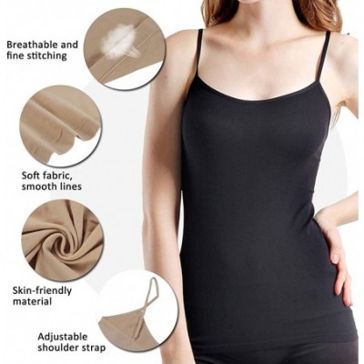 Camisoles & Tanks Camisole for Women- Adjustable Spaghetti Strap Cami - Complexion X3 - C318S4IS92Z