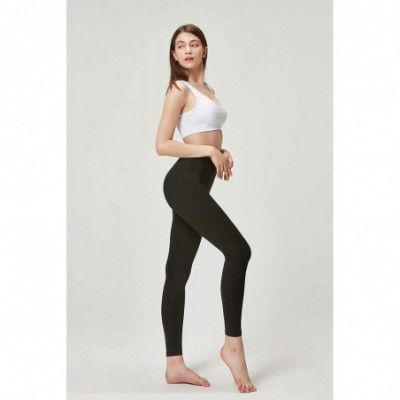 Thermal Underwear Women's 2 Pack Thermal Long Johns Underwear Leggings Pants - Black / White - CD18TM70DE3