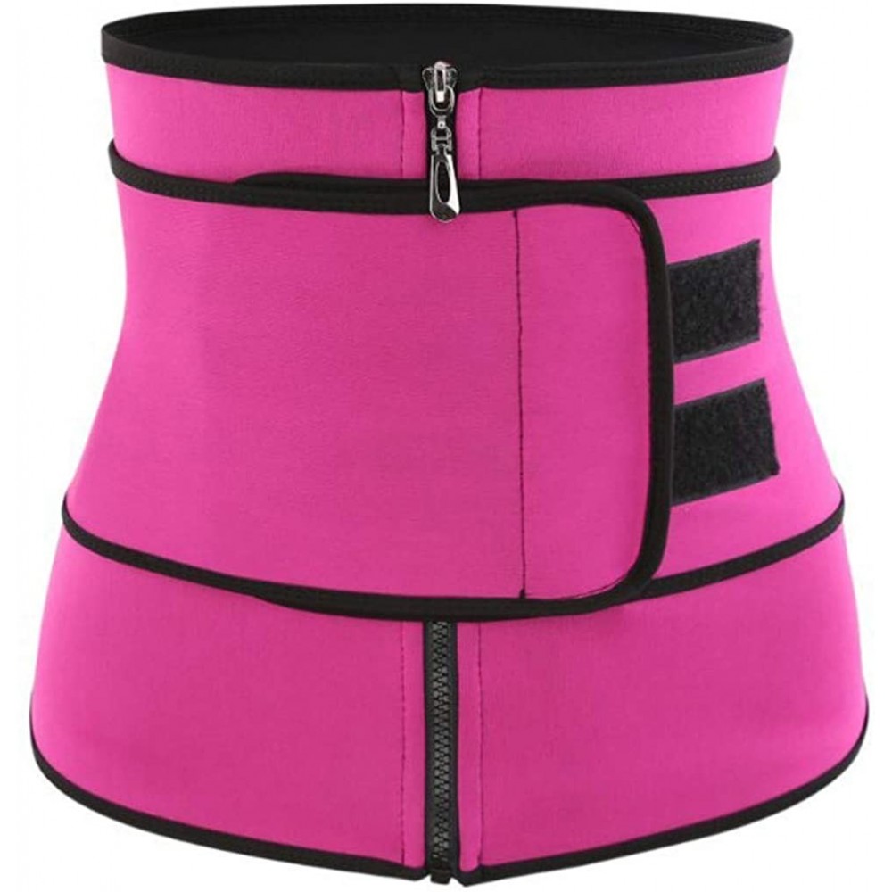 Shapewear Women High Impact Sports Bodyshaper Slimming Wrap Belt Waist Cincher Corset Trainer Multicolor S-XXXL - Hot Pink - ...