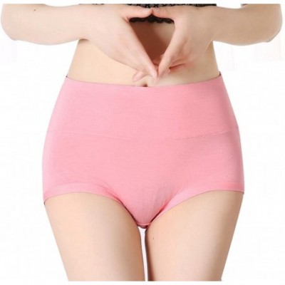 Panties Women Briefs Underwear Hi Rise Panties Big Size Comfort Underpants 3 Pack - Mixed C - CH18CNUNN06