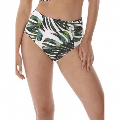 Panties Palm Valley High-Waist Bikini Bottom - Fern - CX18WW86A86