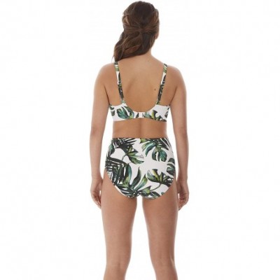 Panties Palm Valley High-Waist Bikini Bottom - Fern - CX18WW86A86