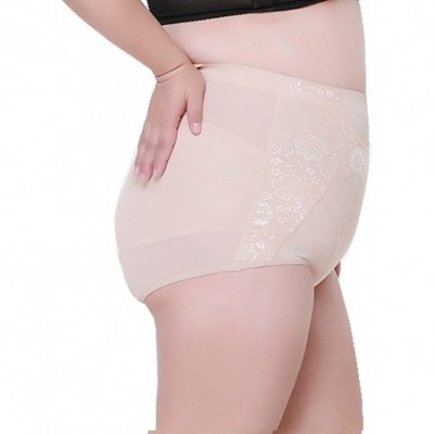 Shapewear Women's High Waist Tummy Control Silm Panty Plus Size - Nude - CG12NYANTY4