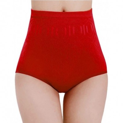 Shapewear Women High Waisted Body Shaper Tummy Control Panties Butt Lifter Shapewear Trainer Girdles Slimmer Shapermint - Red...