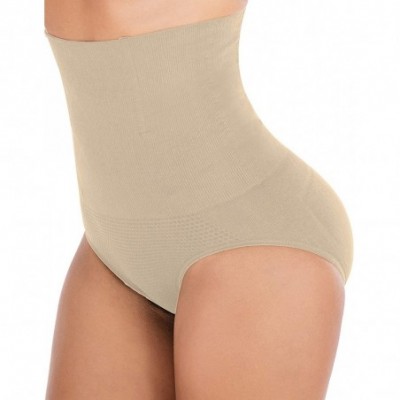 Shapewear Women Butt Lifter Shapewear High Waist Tummy Control Panty Slim Waist Trainer Body Shaper - Beige - C61836KLRL7