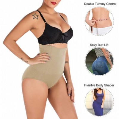 Shapewear Women Butt Lifter Shapewear High Waist Tummy Control Panty Slim Waist Trainer Body Shaper - Beige - C61836KLRL7